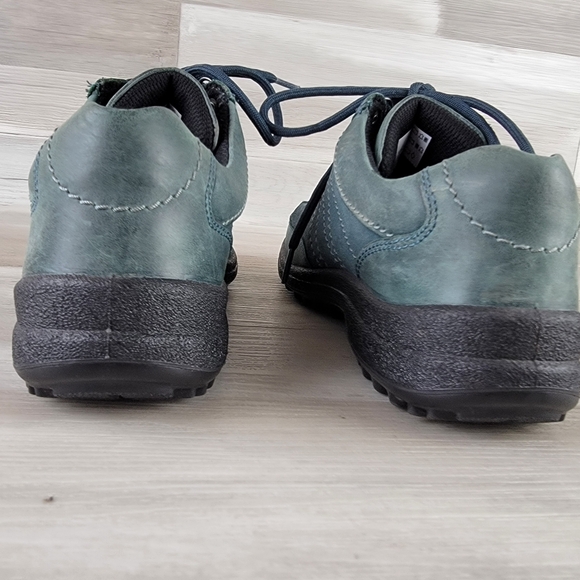 Hotter Goretex Blue Green Suede Leather Lace-Up Shoes Women's 8 - Picture 8 of 16
